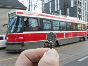 The cost to ride the TTC will increase a dime for seniors and token users under a fare hike proposal. (Michael Peake/Toronto Sun)