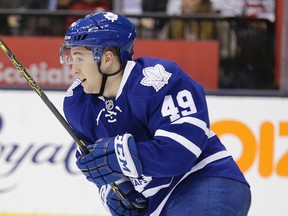 Brendan Leipsic, who played for the Maple Leafs last season, is tied for the scoring lead in the American Hockey League. (CRAIG ROBERTSON/Toronto Sun files)