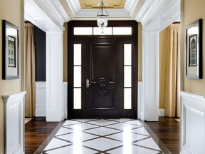 No matter how grand or how small your foyer, decorate it to reflect your taste.