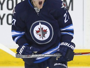 Nik Ehlers figures to be a key player for the Jets on Saturday night in Boston. (BRIAN DONOGH/WINNIPEG SUN FILE PHOTO)