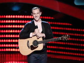 THE VOICE -- "Blind Auditions" -- Pictured: Aaron Gibson -- (Photo by: Tyler Golden/NBC)