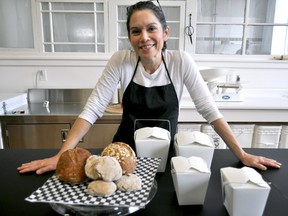 Kim Banman, owner of Urban Oven, at the new food hub near Dundas Street and Adelaide Street in London Ont. November 14, 2016. CHRIS MONTANINI\LONDONER\POSTMEDIA NETWORK