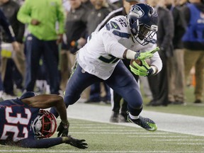 Running back Christine Michael joined the Packers after getting waived by the Seahawks this week. (Steven Senne/AP Photo/Files)