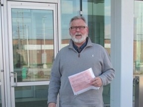 William Whyte in May 2016 outside the Toronto Suoth Detention Centre as he prepares to surrender prior to extradition hearings.