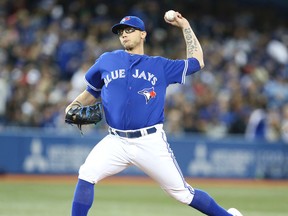 Toronto Blue Jays pitcher Brett Cecil. (Veronica Henri/Toronto Sun)