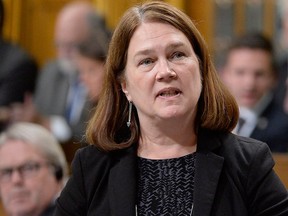 Health Minister Jane Philpott answers a question during question period in the House of Commons on Parliament Hill in Ottawa on Wednesday, Nov. 16, 2016. THE CANADIAN PRESS/Adrian Wyld