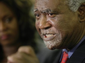 In this Nov. 9, 2009 file photo, U.S. Rep. Danny Davis, D-Ill. announces that he will run for re-election to this 7th congressional seat in Chicago. The grandson of Davis was fatally shot during a home invasion in Chicago, the Democratic congressman and police said. Jovan Wilson, 15, died Friday, Nov. 18, 2016, at the scene in the Englewood neighborhood on the city’s South Side, Officer Michelle Tannehill said. (AP Photo/M. Spencer Green)