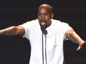 Kanye West performs onstage during the 2016 MTV Video Music Awards at Madison Square Garden on Aug. 28, 2016 in New York City. (Michael Loccisano/Getty Images)