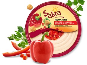 Sabra red pepper hummus. (Supplied)
