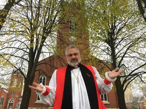 Nearing the end of a $1-million restoration to secure roof trusses that were separating from the walls, Bishop Barry Clarke says St. Paul?s Cathedral got bad news that some trusses are more rotted than expected. The sanctuary is unsafe and services have been moved to the church hall. (DEREK RUTTAN, The London Free Press)