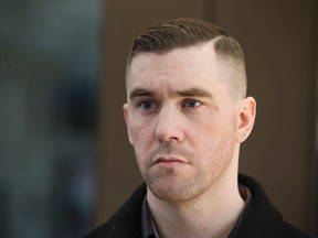 Adam Picard outside of the Ottawa Courthouse on Tuesday November 15, 2016. Murder charges against Picard were stayed because the case took too long to get to court. (Errol McGihon/Postmedia Network)