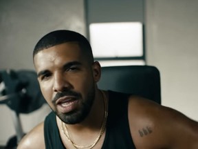 Drake channels his inner Taylor Swift in a new ad for Apple Music. (Screen Capture)