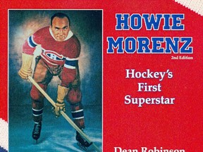 The cover of the second edition of the Howie Morenz book