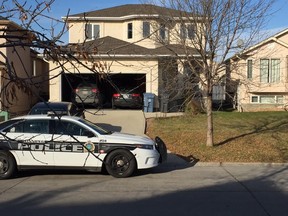 Charges have been laid against the alleged sender of a package containing fentanyl to this Kinlock Lane home, where two men overdosed -- one died, while the other has since recovered -- last month. (JIM BENDER/WINNIPEG SUN FILE PHOTO)