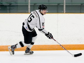 Forward Zach Knapp-Hermer of the Napanee Raiders recorded his first junior C hat trick on Friday night as the Raiders downed the Gananoque Islanders 6-5 in overtime in a Provincial Junior Hockey League game in Napanee. The Kingston native has now played 133 games over five seasons with the Raiders, scoring 39 goals and collecting 101 points. (The Whig-Standard)
