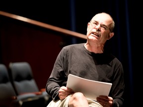 David Considine, from Spruce Grove, auditions for the performance of 12 Angry Men at the Horizon Stage in Spruce Grove on Aug. 28, 2016. The performance will debut on Nov. 24 and will run for three consecutive nights - File Photo.