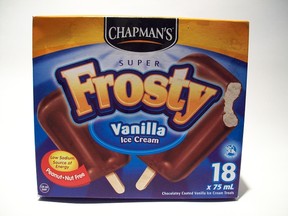 Chapman's Super Frosty Vanilla Ice Cream Bars. (File Photo)
