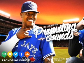 A screengrab of Blue Jays' Marcus Stroman and Mike Stud's Shine on YouTube.