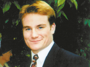 Alleged suicide victim John Connelly, who died  Dec. 9, 2001 at age 22. Photo courtesy the Connelly family.