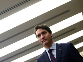 Prime Minister Justin Trudeau takes part in a meeting on the margins of the APEC Summit in Lima, Peru on Saturday, Nov. 19, 2016. THE CANADIAN PRESS/Sean Kilpatrick