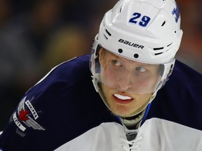 Patrik Laine of the Winnipeg Jets has been a force for the Jets so far this season. (Bruce Bennett/Getty Images file photo)