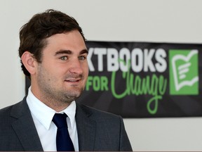 Chris Janssen is the founder of Textbooks For Change, a business that accepts used college or university textbooks and either resells them or donates them to schools in East Africa. Queen's University and St. Lawrence College are among the schools taking part. (Handout photo)