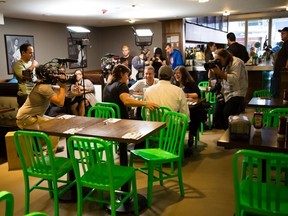 The Sun's Rita DeMontis interview Mark Wahlberg and brother Paul at their Toronto Wahlburgers location on Sept. 12, 2016.