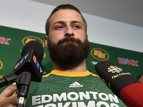 Mike Reilly says his shoulder injury wasn't a factor in Sunday's loss to the Ottawa RedBlacks.  (Ed Kaiser)