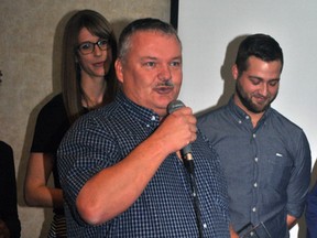 School guidance counsellor Serge Plante, of École secondaire catholique Champlain in Chelmsford, was presented with the 2016 Padre Denis Brisson Memorial Award at the Association des conseillers en orientation scolaire de l’Ontario (ACOSO) Conference in Toronto on November 7. Supplied photo