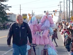 Well-known for selling cotton candy at various community events, Wallaceburg's John Van Geersdaele died Nov. 18. Through a GoFundMe page, $3,600 was raised to help support his family and help pay for his funeral expenses. (Handout/Chatham Daily News)