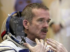 Canadian astronaut Chris Hadfield. MAXIM SHIPENKOV / AP