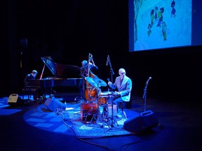 The Jerry Granelli Trio performs ‘Tales of a Charlie Brown Christmas’ in this file photo. The group performs in Sudbury on Friday. Steve Knight/ Courtesy of Banff Centre for Arts and Creativity