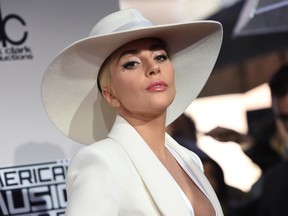 Lady Gaga arrives for the 2016 American Music Awards, November 20, 2016 at the Microsoft Theater in Los Angeles, California. (VALERIE MACON/AFP/Getty Images)