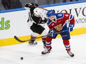 Will Warm is among a trio of rookies on the blue-line that the Oil Kings expect to develop. (Codie McLachlan)