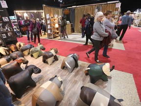 The Signature Craft Show and Sale is in progress at the Convention Centre, in Winnipeg. Thursday, November 24, 2016. (Sun/Postmedia Network)