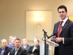 Peter Xavier, vice president of Sudbury Integrated Nickel Operations, was the keynote speaker at the Greater Sudbury Chamber of Commerce president's series luncheon in Sudbury earlier this month. Gino Donato/Sudbury Star