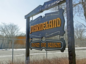 Marineland entrance, April 2015. Wednesday April 1, 2015. Mike DiBattista/Niagara Falls Review/Postmedia Network