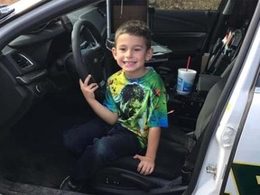A Florida boy, only named as Billy, called 911 to invite the Walton County officers to his home for some turkey and stuffing.