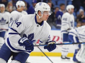 A quarter of the way through the regular season, Auston Matthews and the rest of the Maple Leafs rookies say they aren't worried about potential burnout. (THE CANADIAN PRESS/PHOTO)