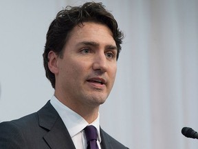 Prime Minister Justin Trudeau speaks during a news conference at the Francophonie Summit in Antananarivo, Madagascar, on Sunday, Nov. 27, 2016. THE CANADIAN PRESS/Adrian Wyld