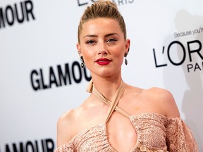 Amber Heard attends the 2016 Glamour Women Of The Year Awards in Hollywood, Calif., on Nov. 14, 2016. (VALERIE MACON/AFP/Getty Images)