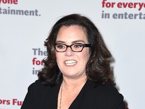 Rosie O'Donnell attends The Actors Fund 2016 Gala at Marriott Marquis Times Square on April 25, 2016 in New York City. O'Donnell has been under fire after speculating last week that Donald Trump's son, Barron, might be autistic. (Nicholas Hunt/Getty Images)