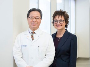 Davy Cheng and Janet Martin of the Schulich School of Medicine and Dentistry are heading a project for the World Health Organization (WHO), which has designated the school as a collaborative research centre .  Submitted photo