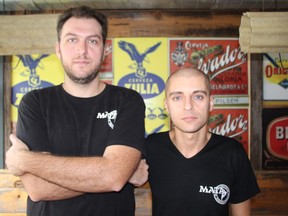 Felipe Faccioli, left, and Steve Fernandes are co-owners of the Parkdale restaurant Mata (photo credit: Sean Fitzgerald).