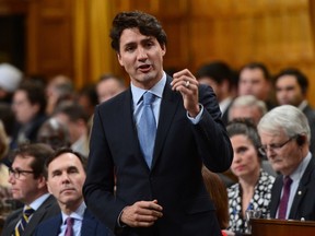 Prime Minister Justin Trudeau responds to a question during question period in the House of Commons on Parliament Hill in Ottawa on Tuesday, Nov.29, 2016. (THE CANADIAN PRESS/Sean Kilpatrick)