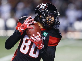 Redblacks wide receiver Chris Williams is eligible to become a free agent four months after an injury that is supposed to keep him sidelined for six months. (Errol McGihon/Postmedia/Files)
