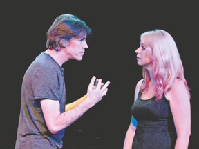 Martin Dockery and Vanessa Quesnelle star in Moonlight After Midnight, on at the ARTS Project for three shows Friday and Saturday. (Kristen Wheeler/Special to Postmedia News)
