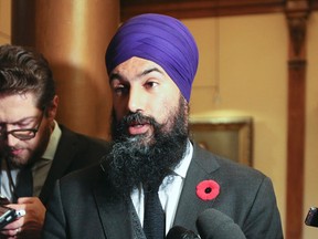 NDP Deputy Leader Jagmeet Singh at Queen's Park. (Veronica Henri/Toronto Sun files)