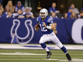 Andrew Luck returns for the Indianapolis Colts this week, but it might not matter. (GETTY IMAGES)