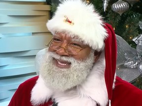 Larry Jefferson will be playing Kris Kringle as part of the Santa Experience at the Mall of America. Jefferson will be the mall's first black Santa. (Screen Capture)